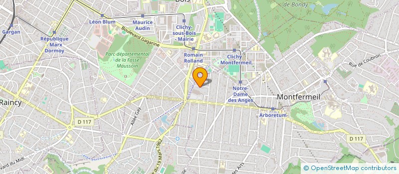 localisation de l'entreprise DZ DRIVE à MONTFERMEIL