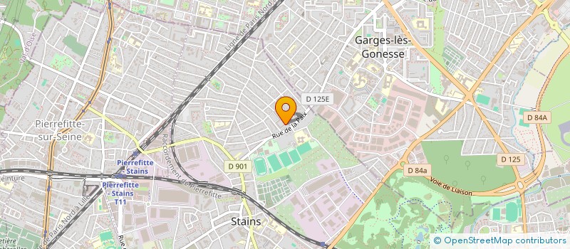 localisation de l'entreprise DZ ETANCHE à STAINS