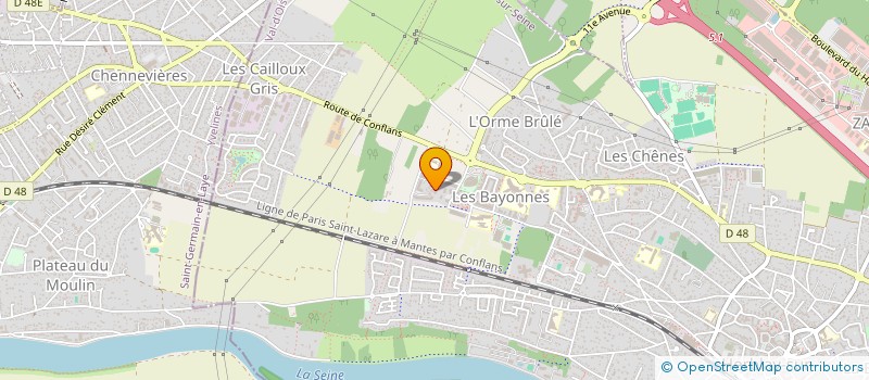 localisation de l'entreprise DZ FASHION EVENTS  HERBLAY-SUR-SEINE