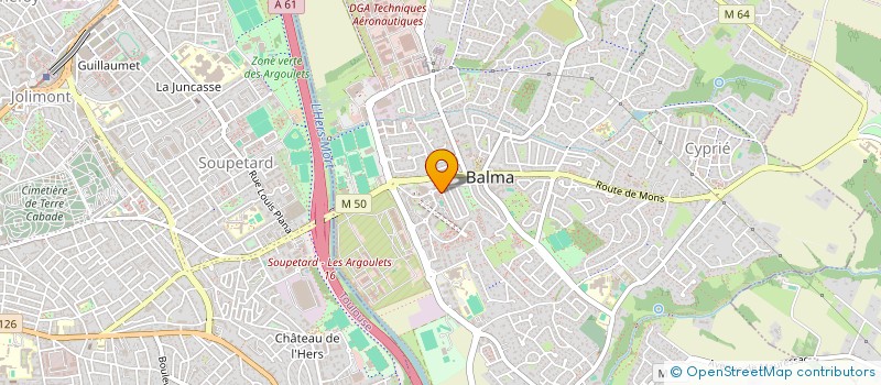 localisation de l'entreprise DZ FINANCE  BALMA