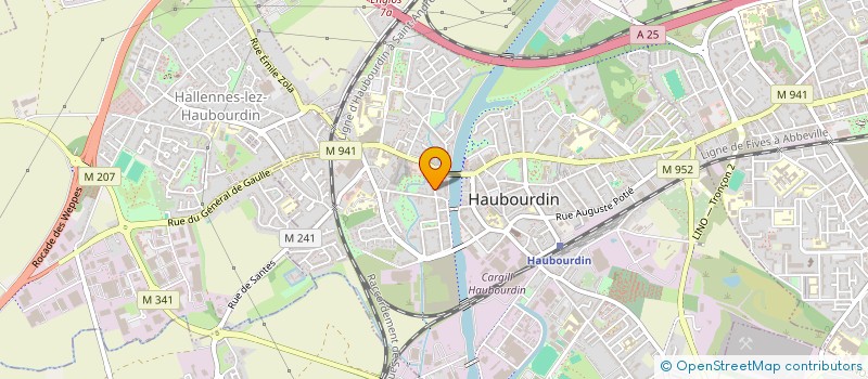 localisation de l'entreprise DZ IMMO  HAUBOURDIN