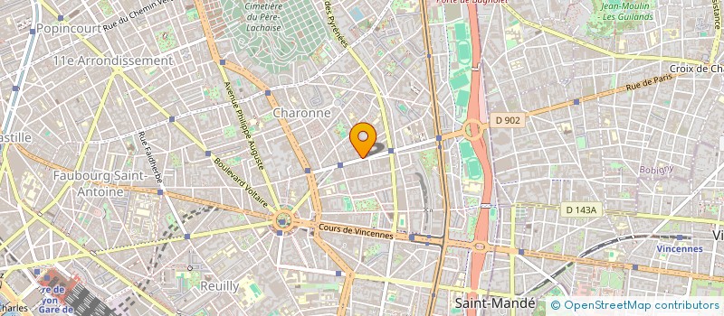 localisation de l'entreprise DZ MOD  PARIS