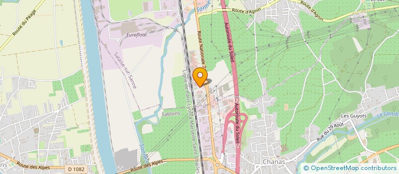 localisation de l'entreprise DZ OPTIQUE  DAVEZIEUX