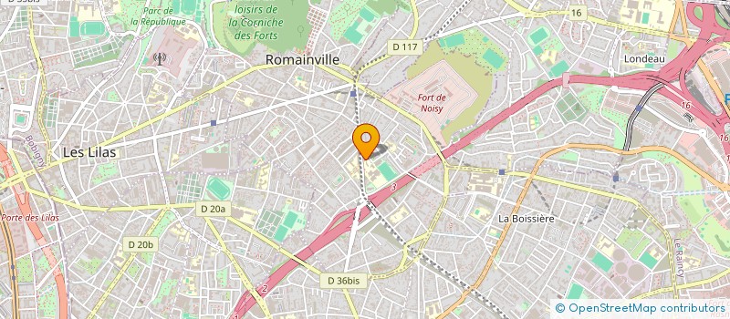 localisation de l'entreprise DZ REAL ESTATE à ROMAINVILLE