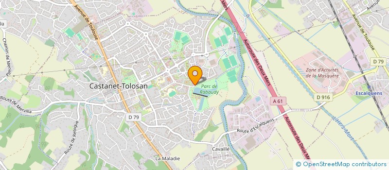 localisation de l'entreprise DZ TRANSPORT à CASTANET-TOLOSAN