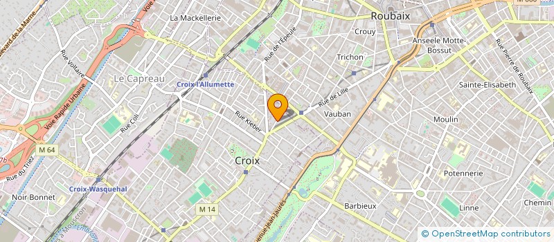 localisation de l'entreprise DZ WORLD à CROIX