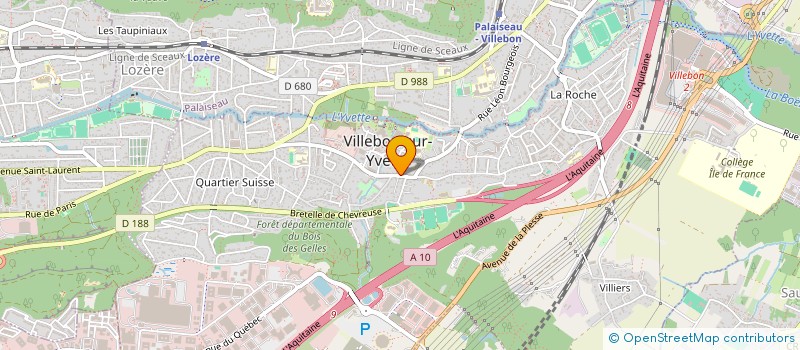 localisation de l'entreprise DZ2AA à VILLEBON-SUR-YVETTE