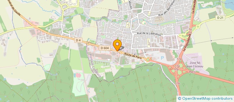 localisation de l'entreprise DZARIG DISTRIBUTION à PONTAULT-COMBAULT