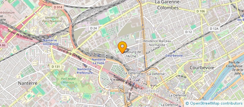 localisation de l'entreprise DZAROUKIAN à COURBEVOIE