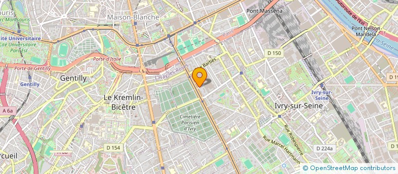 localisation de l'entreprise DZATA  IVRY-SUR-SEINE