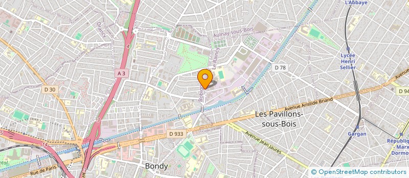 localisation de l'entreprise DZD  BONDY