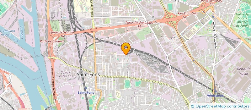 localisation de l'entreprise DZD PRESTIGE à SAINT-FONS