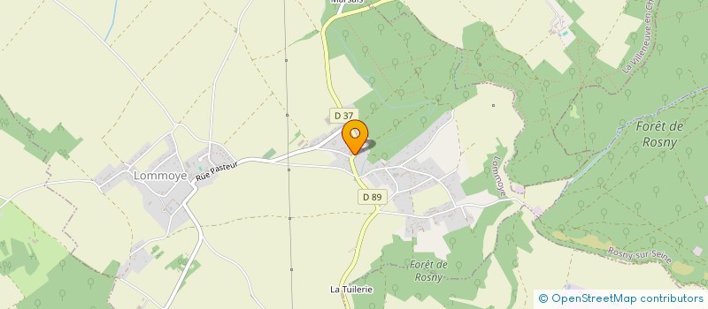 localisation de l'entreprise DZDA (DE ZIND ET D'ARDOISE)  LOMMOYE