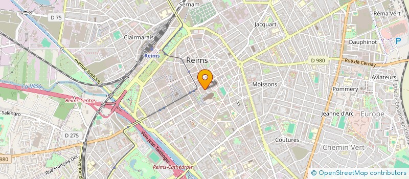 localisation de l'entreprise DZETA à REIMS