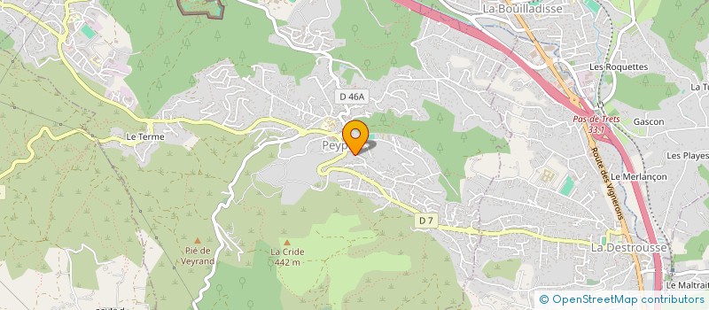 localisation de l'entreprise DZETA ENERGIA  PEYPIN