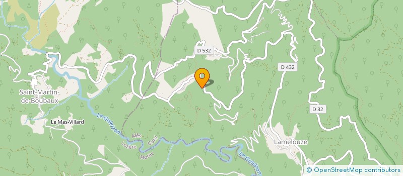 localisation de l'entreprise DZIALAK TINET  LES SALLES DU GARDON