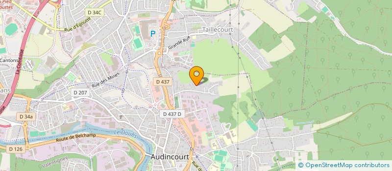 localisation de l'entreprise DZIC ET FILS  AUDINCOURT