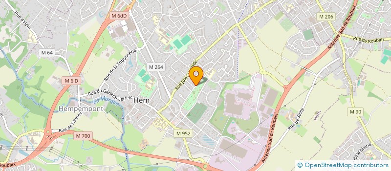 localisation de l'entreprise DZIMMO  HEM