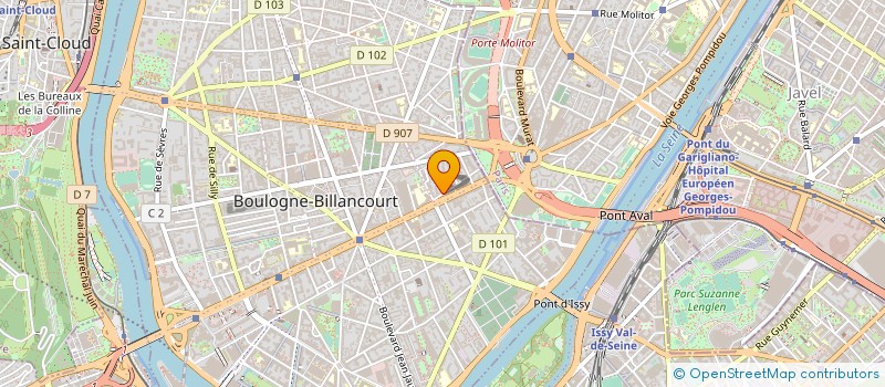 localisation de l'entreprise DZIMPEX à BOULOGNE-BILLANCOURT