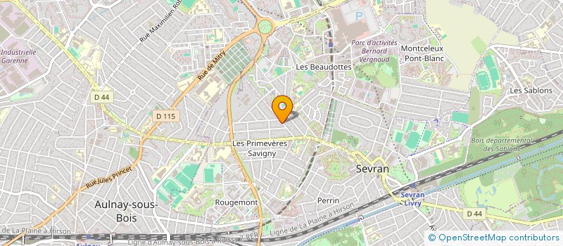 localisation de l'entreprise DZM HOLDING  SEVRAN