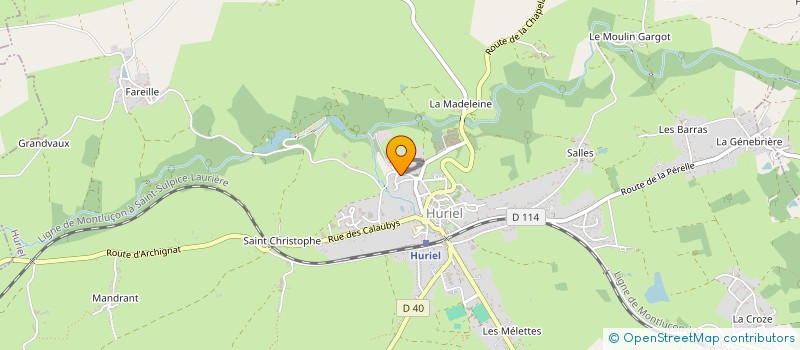 localisation de l'entreprise DZN FORMATION  HURIEL