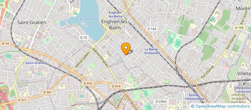 localisation de l'entreprise DZON EVE LUDOVIC à ENGHIEN-LES-BAINS
