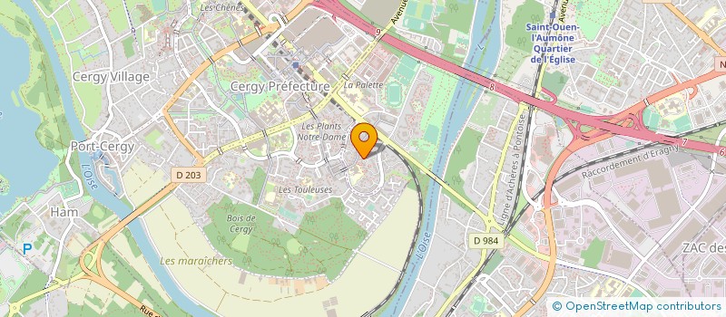 localisation de l'entreprise DZOTA  PONTOISE