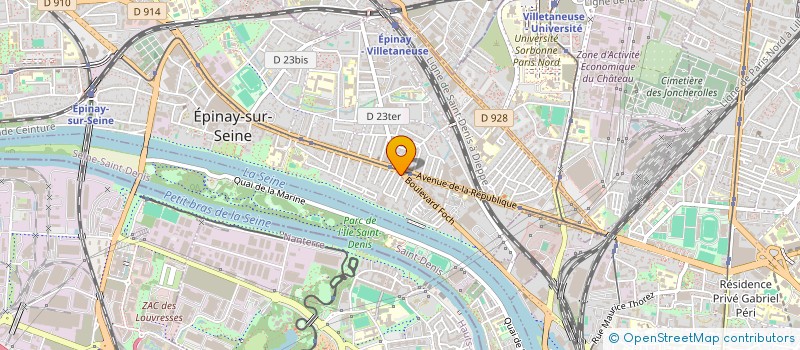 localisation de l'entreprise DZSPORT à EPINAY-SUR-SEINE