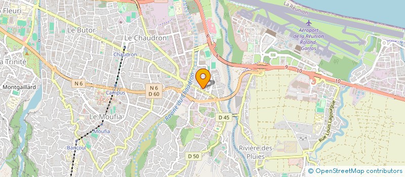 localisation de l'entreprise E 2 A à SAINT-DENIS