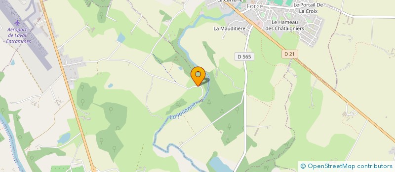 localisation de l'entreprise E 2 C  ENTRAMMES