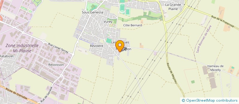 localisation de l'entreprise E 2 G B  GENAS