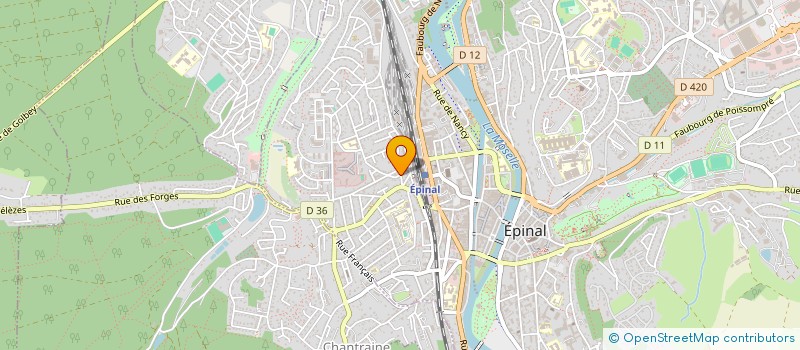 localisation de l'entreprise E 2 L à EPINAL