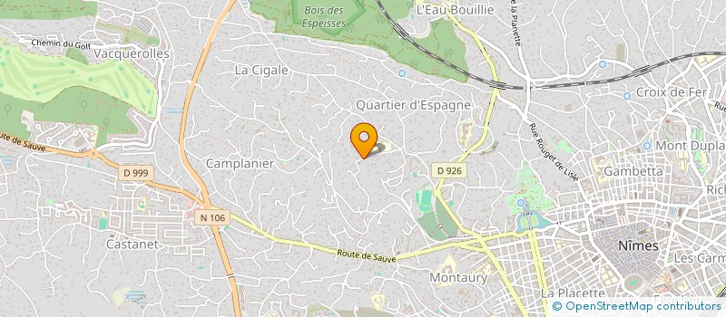 localisation de l'entreprise E 2 R à NIMES