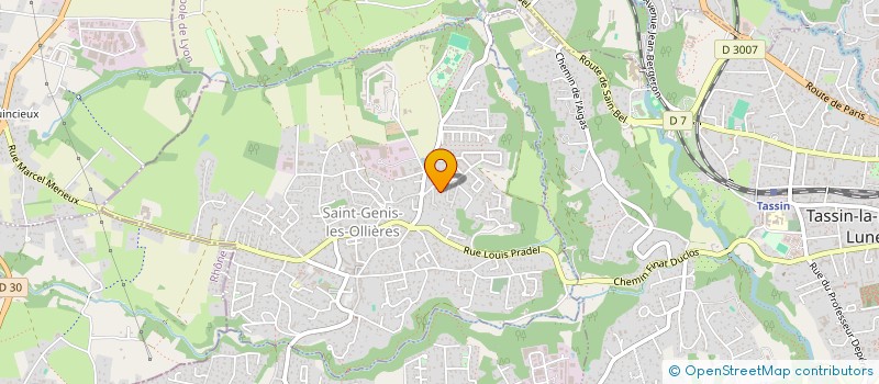 localisation de l'entreprise E 250  SAINT-GENIS-LES-OLLIERES