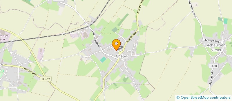 localisation de l'entreprise E 3 DIGIT  CHEPY