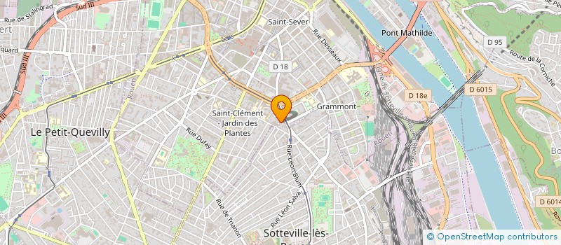 localisation de l'entreprise E 3 S à SOTTEVILLE-LES-ROUEN