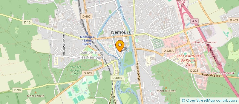 localisation de l'entreprise E.3.S. à NEMOURS