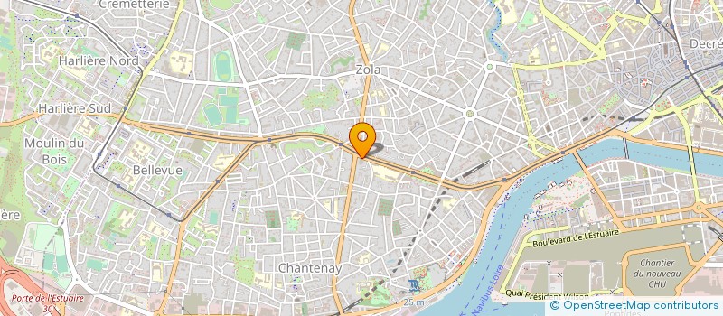 localisation de l'entreprise E 44 ELECTRONIQUE à NANTES