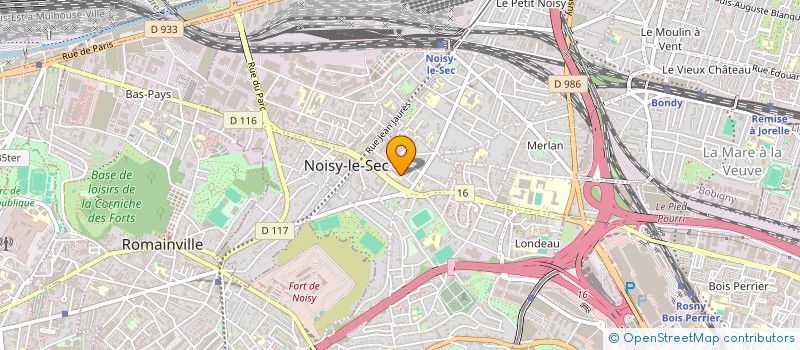 localisation de l'entreprise E&A à NOISY-LE-SEC