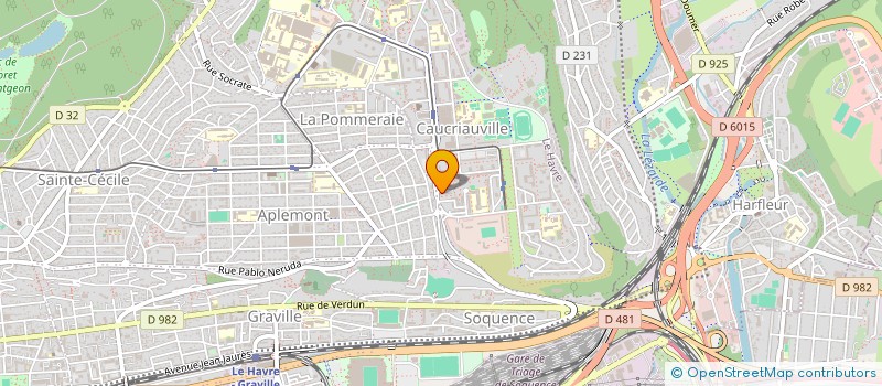 localisation de l'entreprise E&A ASSOCIES  LE HAVRE