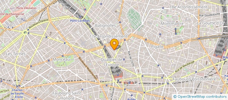 localisation de l'entreprise E.A.B à PARIS