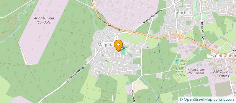 localisation de l'entreprise E.A.B.S ENTREPRISE GENERALE  SALAUNES