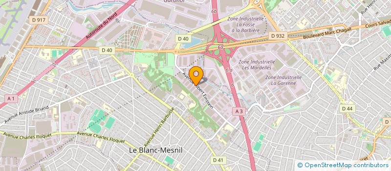 localisation de l'entreprise E.A BLANC MESNIL à LE BLANC-MESNIL