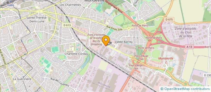 localisation de l'entreprise E&A DEVELOPPEMENT à MONDEVILLE