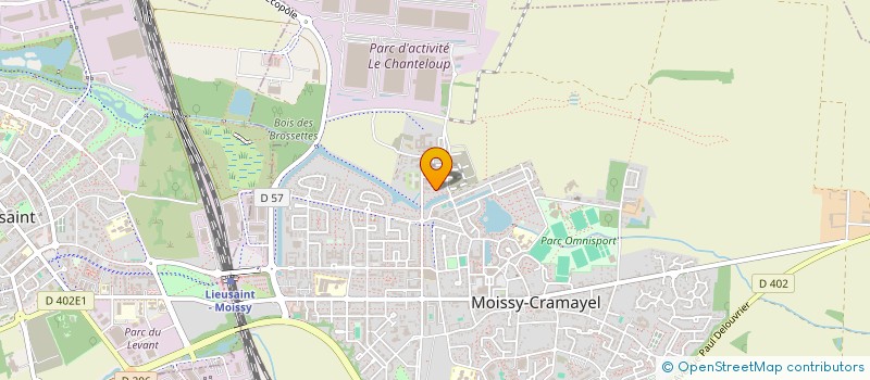 localisation de l'entreprise E.A DRIVER à MOISSY-CRAMAYEL