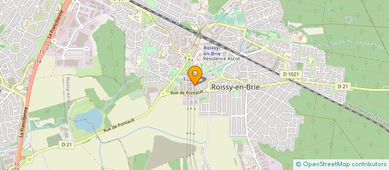 localisation de l'entreprise E A G C à ROISSY-EN-BRIE