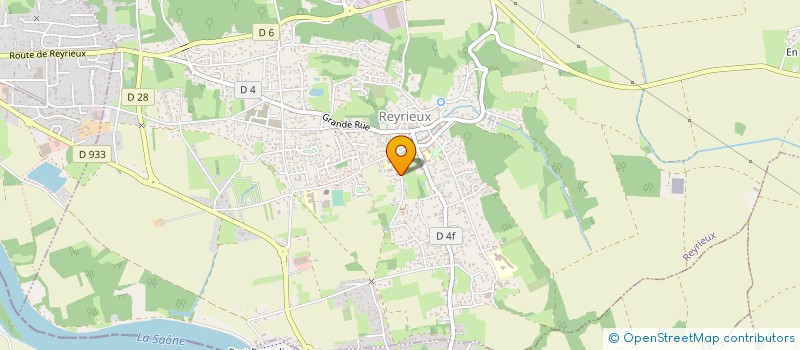 localisation de l'entreprise E.A.G IMMOBILIER à REYRIEUX