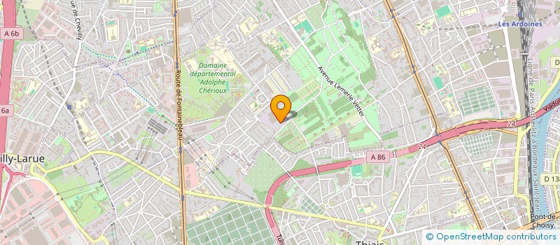 localisation de l'entreprise E.A.G. VOLUME SA à VITRY-SUR-SEINE