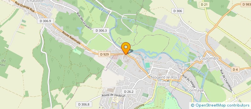 localisation de l'entreprise E.A. HOLDING à NOGENT-LE-ROI