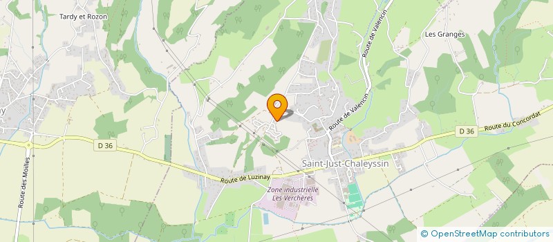 localisation de l'entreprise E&A IMMO  SAINT-JUST-CHALEYSSIN